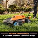 LawnMaster CLMF4819X 19-inch Brushless Cordless Mower with 2X24V MAX* 4.0Ah Battery and a Dual Charger 6 Cutting Position by GreenHaven Gardens