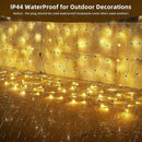Led Net Lights Christmas Lights Outdoor Christmas Net Lighting with 121Led Mini Globe Lights 5ftx5ft, Outdoor Indoor Fairy Mesh Net Lights for Christmas Trees, Bushes, Shrubs Decorations(WarmWhite) by GreenHaven Gardens