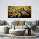 Modern Wall Art Nature Canvas Art Wall Decor Abstract Wall Decor Prints Painting Gold Tree Botanical Abstract Wall Art Picture For Bedroom Living Room Dining Room Home Office Artwork 24"×48" by CozyNest Decor