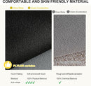 NICETOWN Grey Blackout Curtains for Bedroom 63 Inch Long - Grommet Thermal Insulated Plylux Curtains Light Block Room Darkening Window Drapes for Living Room, 2 Panels, 42 x 63 Inch, Dove Gray by TinyTreasures Baby Boutique
