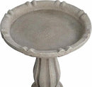 Bird Bath for Outdoor - 26'' Tall Resin Stone Modeling Design Birdbaths, Lightweight and Durable - Enhance Your Outside Garden with This Stunning Water Feature (Ivory White) by GreenHaven Gardens