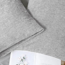 CaliTime Throw Pillow Covers Decorative 20 X 26 Inches Pack of 2 Cozy Chenille Standard Pillow Shams Cases for Couch Sofa Bed Living Room Home Moonbeam Gray by CozyNest Decor