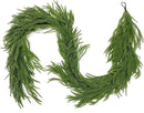 Christmas Garlands Norfolk Pine Garland Real Touch Artificial Faux Greenery Garland for Holiday Indoor Outdoor Decor 6FT by CozyNest Decor