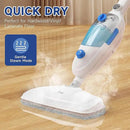 Steam Mop for Hardwood Floor Cleaning, Floor Steamer Cleaner Lightweight for Vinyl, Laminate, Carpet, Tile Hard Floors w/Adjustable Steam Modes & Height, 23ft Cord, 2 Washable Pad by CozyNest Decor