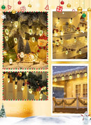 C9 LED Christmas Lights Outdoor, 25 Ft C9 String Lights with 20 Shatterproof LED Bulbs, 3 Light Mode, Connectable Waterproof Christmas Tree Lights for Outside Indoor Holiday Garden Decor, Warm White by GreenHaven Gardens