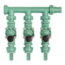 3-Valve Preassembled Manifold with HDPE Adapters 91207