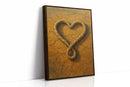 Lassoed Heart Western Rope Art