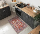 Keen Home Design 2x3 Rug - Machine Washable Entry Rug with Non-Slip Backing, Ideal for Enteryway, Kitchen, Bathroom, Laundry Room - Vintage, Easy Clean, Durable, Low Pile Rug - (2' x 3') by CozyNest Decor