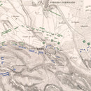 Vintage Map of the Battle of Novi, 1799