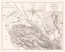 Vintage Map of the Battle of Novi, 1799