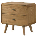 Winston - 2 Drawer Nightstand - Ash Brown