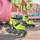 2PM SPORTS Inline Skates with Light Up Wheels, Roller Skates Blades for Boys Girls Kids Ages 5-8 8-12 4-6 6-12, Size Adjustable Beginner Blades Roller Skates by TinyTreasures Baby Boutique