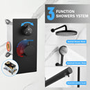 10" Shower System Set With Control Valve And Overhead Shower
