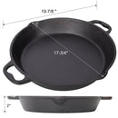 17-Inch Pre-Seasoned Cast Iron Skillet