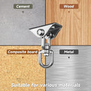 Heavy Duty Swing Hangers for Wooden Sets 2000 LB Capacity Hammock Hanger 360 Swivel Stainless Steel Swing Hardware Accessories 2 Packs for Porch Playground Yoga Heavy Bag by TinyTreasures Baby Boutique