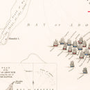 Vintage Map of the Battle of the Nile, 1798