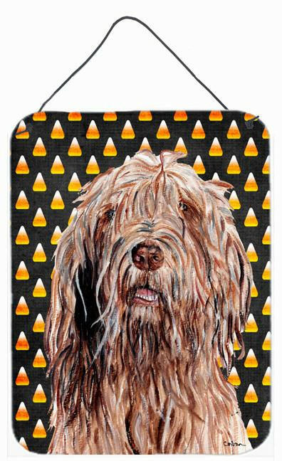 Otterhound Candy Corn Halloween Wall or Door Hanging Prints SC9661DS1216