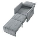 Upholstered Convertible Sleeper Sofa With 5 Position Backrest, Side Pockets, Storage by HouseOfZazla