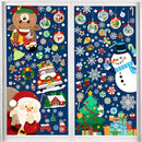 Christmas Window Clings - Christmas Large Window Stickers for Glass Window, Reusable Static Vinyl Double-Sided Winter Decals, Cute Snowflake Snowman Holiday Xmas Decorations, 197 PCS/9 Sheet by CozyNest Decor