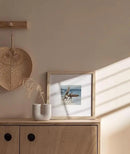 HAUS AND HUES Solid Oak 10”x10” Picture Frame Matted to 5”x5” - 10x10 Wood Frame for Wall, Square Frame with Mat, 10x10 Art Frame, 10x10 Square Photo Frame, Natural Wood Frames (Beige Oak Frame) by CozyNest Decor