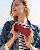Anker SoundCore 2 Portable Bluetooth Speaker, Wireless, Enhanced Bass, 24-Hour Playtime, 66ft Range, IPX7 Water Resistant, Built-in Mic, Ideal for Travel, Compact and Easy to Use - Red by TinyTreasures Baby Boutique