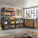 REIBII 72'' Storage Shelves 2050LBS Garage Shelving Heavy Duty 5-Tier Metal Shelving Adjustable Garage Shelves for Storage,Basement, Warehouse,72" H*31.5" W*16.5" D, 2PC by GreenHaven Gardens