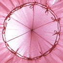 Bed Canopy with Frills Reading Nook Game Tent for Kids Boho Hanging Net Play Room Decor(Dusty Rose) by TinyTreasures Baby Boutique