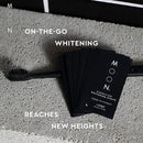 MOON Dissolving Teeth Whitening Strips - Vegan, Easy-to-Use, No Rinse White Strips - Hydrogen Peroxide and Essential Oils Infused Gentle Teeth Whitening Kit - Travel Essentials for Oral Care (56 Ct) by CozyNest Decor