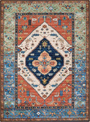 Lahome Boho Machine Washable Rugs - 5x7 Area Rugs for Living Room Non-Slip Oriental Throw Bedroom Rug Ultra-Thin Large Office Dining Room Rug Accent Floor Carpet for Kitchen Laundry Room by TinyTreasures Baby Boutique