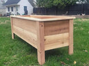Handmade Custom Heavy Duty Rectangular Raised Cedar Wood Garden Planter Box – 46", 36", 24" – Indoor/Outdoor Farmhouse Style for Flowers & Vegetables – Made in USA (24" L x 15.5" W x 16.5" H) by GreenHaven Gardens
