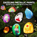 JOYIN Rock Painting Kit for Kids, Arts and Crafts for Girls & Boys Ages 6-12, DIY Supplies for Painting Rocks, Easter Craft Kits Art Set, Toddler Birthday Christmas Presents, Family Indoor Activity by TinyTreasures Baby Boutique
