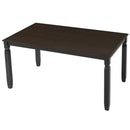 59"-77" Extendable Dining Table for 4–6 People
