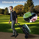 Brand-Man Propane Gas Grill, Portable Standup Grill with Folding Cart & Push-Button Ignition, Ideal for Camping, Tailgating, BBQ, Backyard, Patio & More by GreenHaven Gardens
