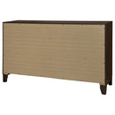 Anza - 6 Drawer Dresser Cabinet - Walnut by HouseOfZazla