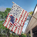 FLAGWIX Patriot American Dog Flags, Dachshund Dog Lover American Double Sided Flag - 4th of July Decorations For Home, Outside, House Flag 30x40 - Heavy Duty Canvas, Decorative Indoor Outdoor Flag by GreenHaven Gardens