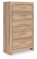 Kinlanni - Five Drawer Chest - Tan by Unique Piece Furniture