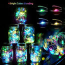 30 LED Solar Mason Jar Lights - 12 Pack with Hangers for Outdoor, Patio, Yard, Garden, Wedding Decorations by GreenHaven Gardens