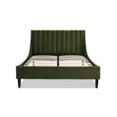 Aspen - Vertical Tufted Modern Headboard Platform Bed Set by HouseOfZazla