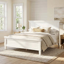 Mid-Century Modern Wood Platform Bed by HouseOfZazla