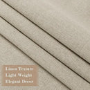 Beige Pinch Pleat 100% Blackout Drapes Linen Blend, Room Divider, Room Darkening, Energy Saving, Furniture Protecting, Light Blocking Extra Wide Privacy Curtains, 200Wx108L, 1 PC by CozyNest Decor