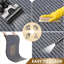 Yimobra Front Door Mat Outdoor Indoor Entrance, 100% Waterproof All-Season All Weather Doormat, Welcome Matt Outside Entry, Non Slip, Low Profile, Heavy Duty Patio Porch Floor Mats,47 x 24,Gray White by CozyNest Decor