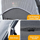 Orzbow Universal Mosquito Net for Stroller, Baby Bug Net with Two-Way Zippers & Storage Bag, Breathable & Foldable Mosquito Nets for Strollers, Car Seat, Bassinet, Cradle, Portable Mini Crib, Grey by TinyTreasures Baby Boutique