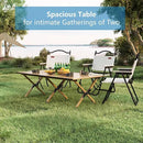 Folding Camping Table, 48Inch Lightweight Roll-Up Table Aluminum Low Portable Picnic Table with Carrying Bag for Outdoor, Beach, Picnic, Backyards, BBQ and Party Log Color by GreenHaven Gardens