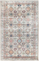 Keen Home Design 2x3 Rug - Machine Washable Entry Rug with Non-Slip Backing, Ideal for Enteryway, Kitchen, Bathroom, Laundry Room - Vintage, Easy Clean, Durable, Low Pile Rug - (2' x 3') by CozyNest Decor