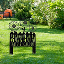 Custom Sunflower Metal Garden Sign with Stakes, Flower Garden Decor, Personalized Family Name Sign, Farmhouse Yard Decorative, Patio Art, Mother's Day Gift, Mom Gift, Housewarming Gift by CozyNest Decor