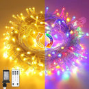 JMEXSUSS 200 LED Christmas String Lights Outdoor Waterproof, 66ft Color Changing String Lights Plug in, Warm White & Multicolor Christmas Lights for Trees Yard Wedding Xmas Party by GreenHaven Gardens