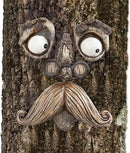 Bits and Pieces - 'Old Man' Tree Hugger - Yard Decorations - Whimsical Tree Sculpture - Garden Decoration - Garden Peeker Yard Art by GreenHaven Gardens