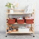 Small Woven Storage Baskets 12“X8”X5“ Decorative Rope Bins for Organizing Shelves, Closets, and Toys, Empty Gift Baskets, Cute Organizer Basket for Home and Office (rustic, regular) by CozyNest Decor