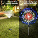 4th of July Decorations Outdoor 4 Pack Solar Power Yard Firework Lights Patriotic Garden Waterproof Solar Lights with 180 LED 8 Modes for Independence Day Party Decoration(Red, White, Blue) by GreenHaven Gardens