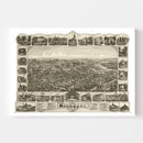 Vintage Map of Woodbury, New Jersey 1886